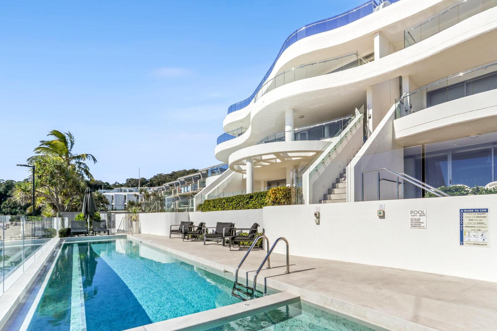 Beachfront Luxury, Hastings Street Lägenhet Noosa Heads Exteriör bild